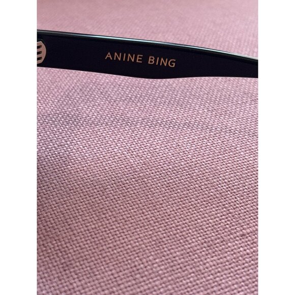 ANINE BING Indio Sunglasses in Black One Size New Womens Sunnies - Picture 8 of 15